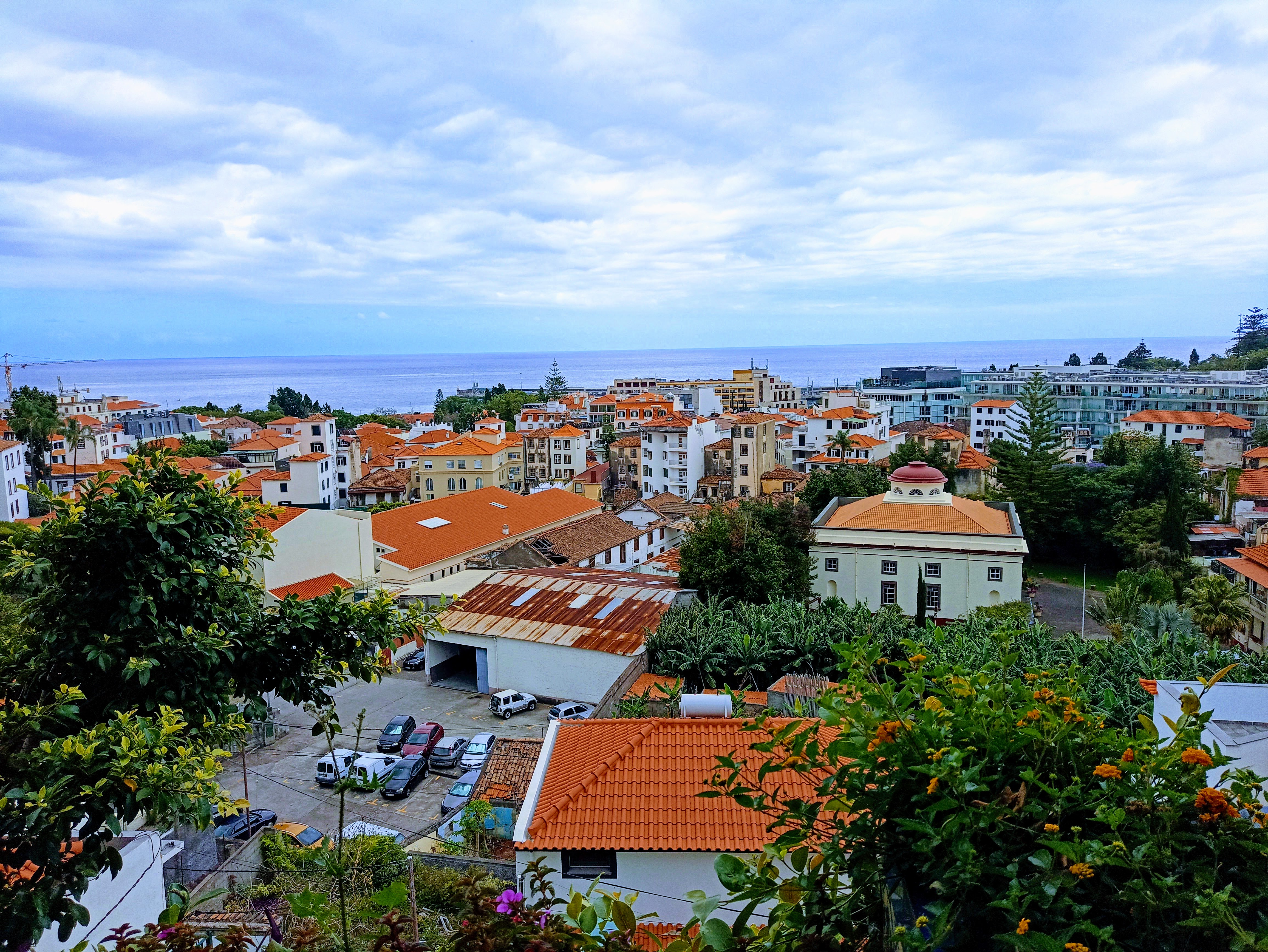 Overview of the city of Funchal